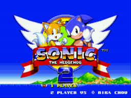 Sonic 2 Advanced Edit (beta 2) Title Screen